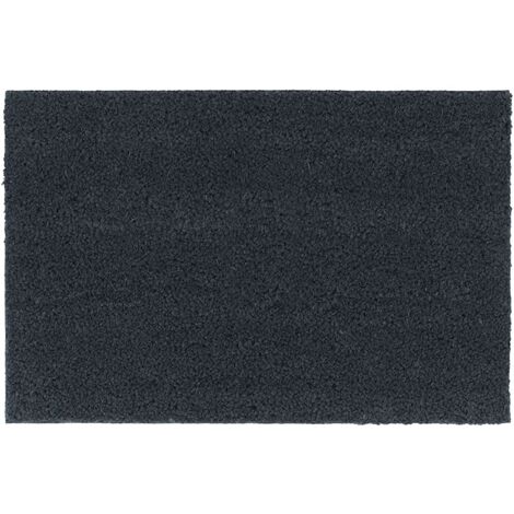 Tapis de porte gris foncé 40x60 cm fibre de coco touffeté vidaXL (1/5)