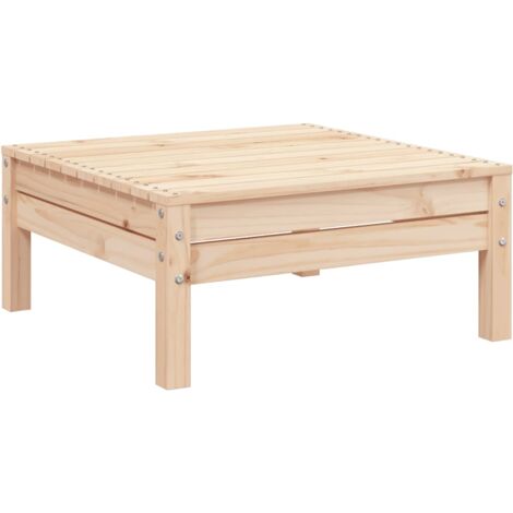 Repose-pied de jardin bois de pin massif vidaXL