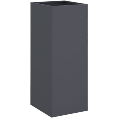 Jardinière anthracite 32x29x75 cm acier vidaXL