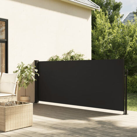 Auvent latéral rétractable noir 100x300 cm vidaXL
