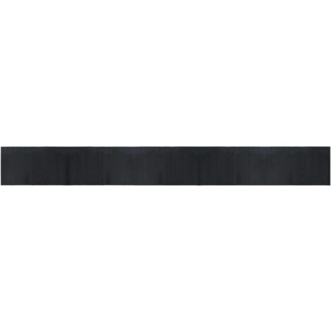 Tapis rectangulaire noir 60x500 cm bambou vidaXL (1/5)