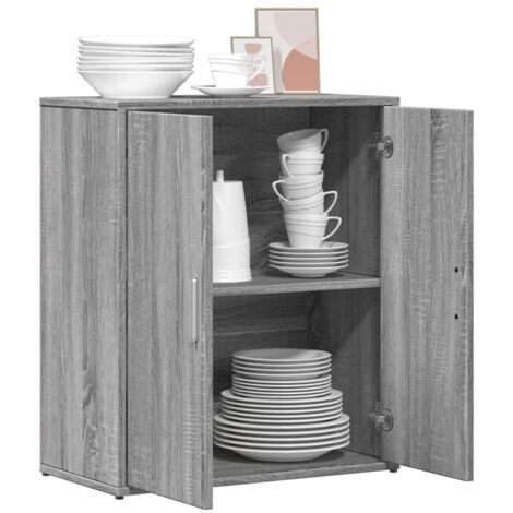 Buffet sonoma gris 60x31x70 cm bois d'ingénierie vidaXL