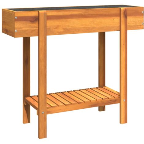 Lit surélevé de jardin 90x30x75 cm bois massif acacia vidaXL (1/5)