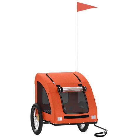 Vidaxl – Remorque de vélo pour animaux de compagnie – Charge maximale 45 kg – Dimensions 137 x 68 x 72 cm – Tissu Oxford imperméable
