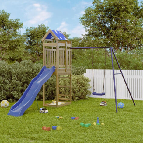 Aire de jeux d'extérieur bois de pin imprégné vidaXL348688 (1/5)