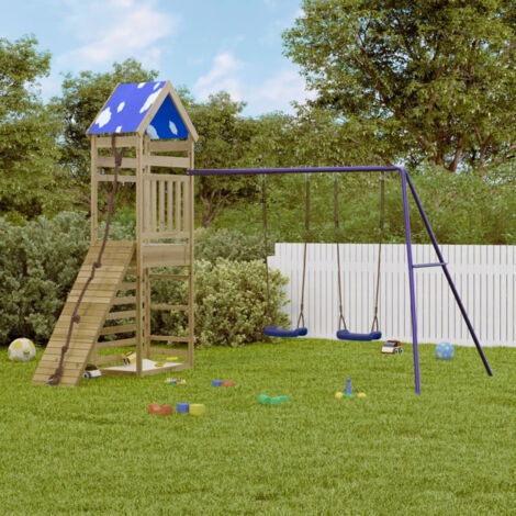 Aire de jeux d'extérieur bois de pin imprégné vidaXL (1/5)