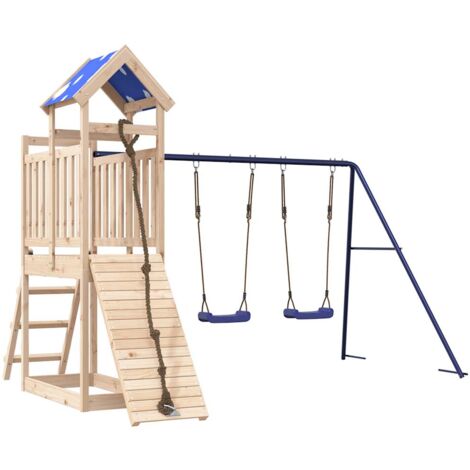 Aire de jeux d'extérieur bois de pin massif vidaXL