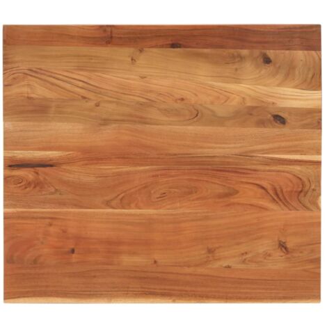 Dessus de table 100x80x2,5cm rectangulaire bois massif d'acacia vidaXL