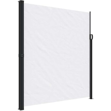 Auvent latéral rétractable blanc 220x500 cm vidaXL
