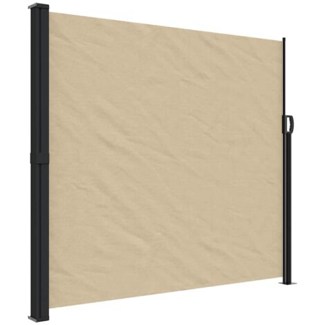 Auvent latéral rétractable beige 180x500 cm vidaXL (1/5)
