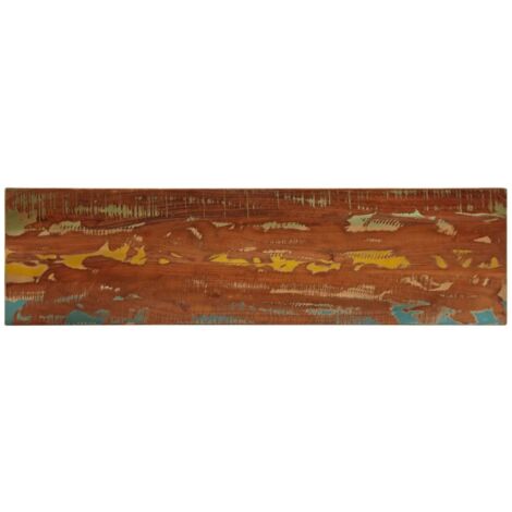 Dessus de table 120x30x3,8cm rectangulaire bois massif récupéré vidaXL