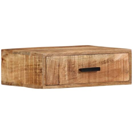 Table de chevet murale 40x30x13,5 cm bois de manguier massif vidaXL (1/5)