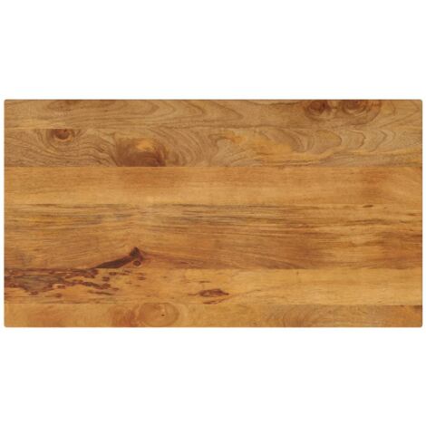 vidaXL Dessus de table 100x70x3,8cm rectangulaire bois massif manguier