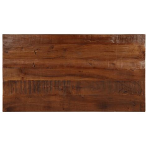 Dessus de table 110x60x2,5cm rectangulaire bois massif récupéré vidaXL