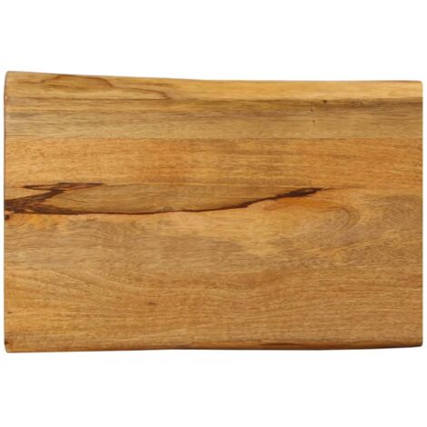 Dessus de table 50x40x3,8 cm bord vivant bois massif manguier vidaXL