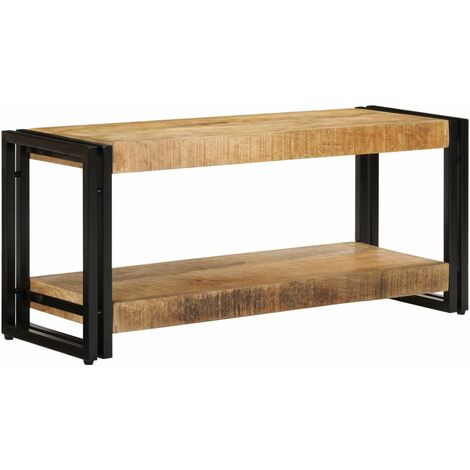Meuble TV 90 x 30 x 40  cm Bois de manguier massif vidaXL