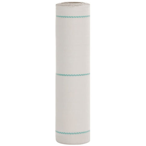 Membrane anti-mauvaises herbes blanc 0,5x10 m PP vidaXL