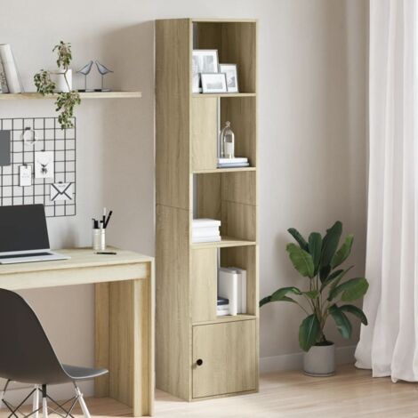Bibliothèque chêne sonoma 40x36x189 cm bois d'ingénierie vidaXL (1/6)