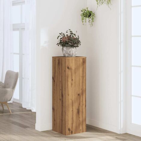 Vidaxl – Support pour plantes 33x33x100 cm en bois d'ingénierie – Design minimaliste – Capacité de charge 50 kg – Pour intérieur