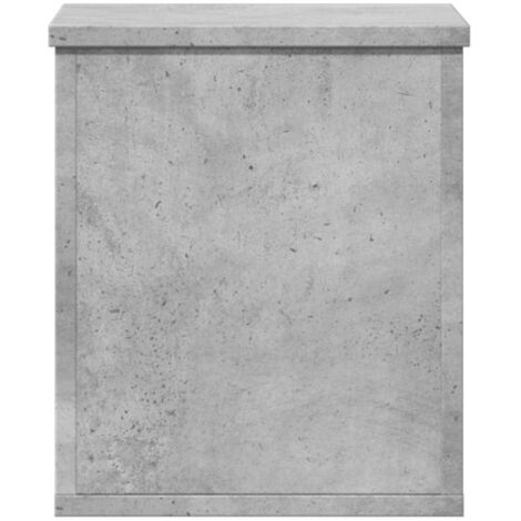 Boîte de rangement gris béton 30x35x35 cm bois d'ingénierie vidaXL