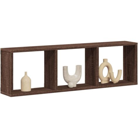 Armoire murale 100x16x30 cm chêne marron bois d'ingénierie vidaXL (1/5)