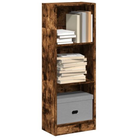 Bibliothèque chêne fumé 40x24x109 cm bois d'ingénierie vidaXL