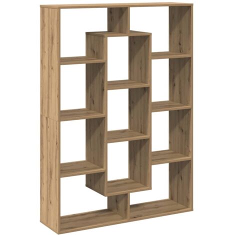 Bibliothèque chêne artisanal 102x29x143 cm bois d'ingénierie vidaXL (1/5)