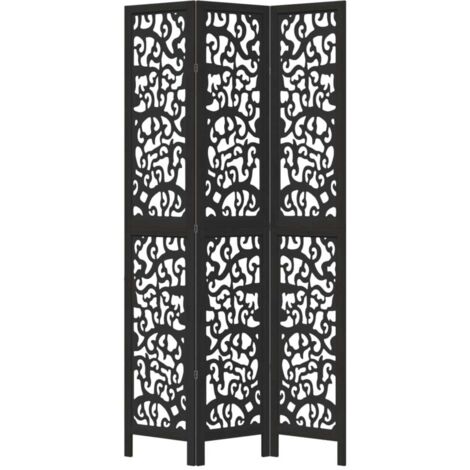 Paravent Pliable à Plumes VidaXL - Noir Et Blanc, Multi-tailles, Cloison De Séparation Décorative, Neuf
