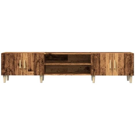 TV Cabinet Old Wood 180x31.5x40 cm Engineered Wood vidaXL