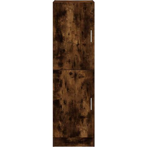 Armoire de cuisine chêne fumé 38x41,5x131,5 cm bois ingénierie vidaXL