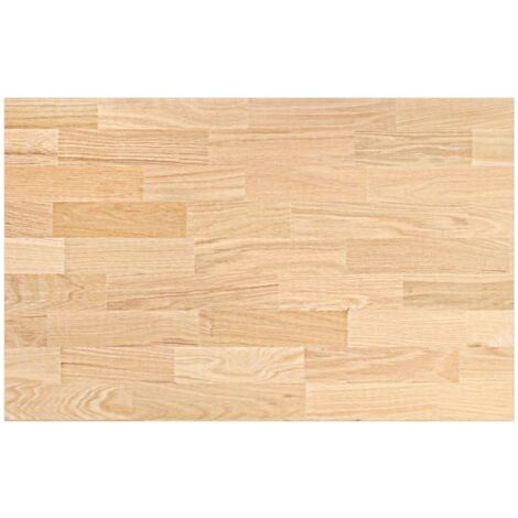 Vidaxl – Plan de travail de cuisine en bois de chêne massif 100x63,5cm – Rectangulaire – Surface lisse facile à nettoyer – Durable et résistant aux insectes (1/6)
