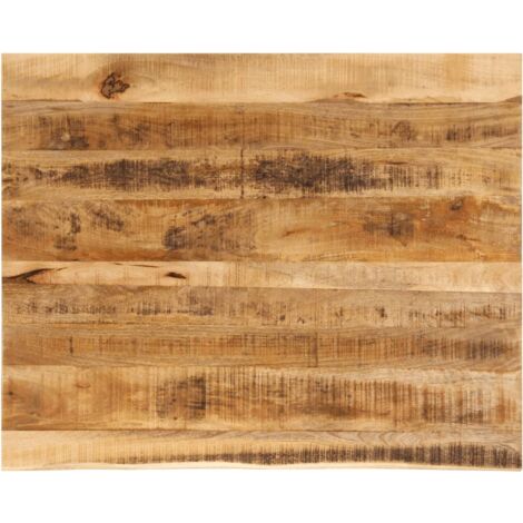 Dessus de table 100x80x3,8cm bord vif bois massif manguier brut vidaXL