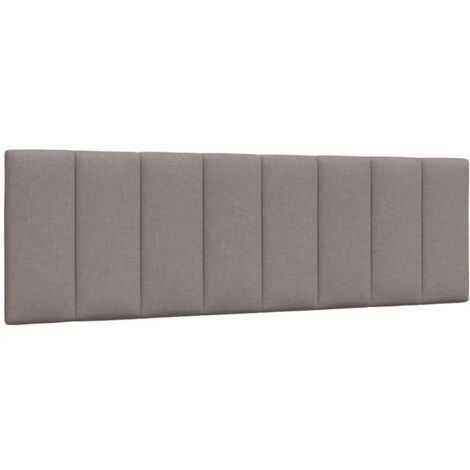 Coussin de tête de lit Hanko taupe 160 cm tissu vidaXL