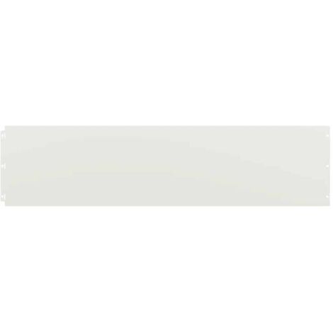 Bordures de pelouse 20 pcs blanc 25x103 cm acier laminé à froid vidaXL (1/5)