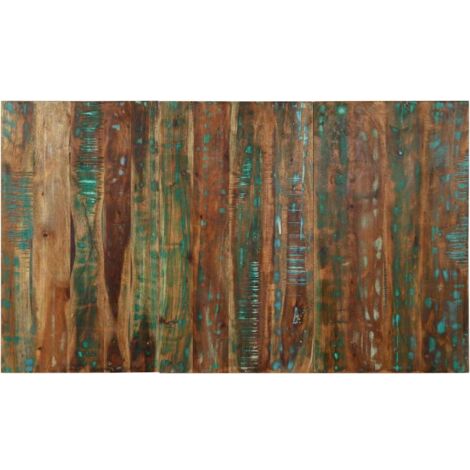 Tête de lit multicolore 140 cm bois massif récupération vidaXL