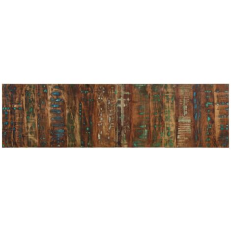 vidaXL Tête de lit multicolore 180 cm bois massif récupération