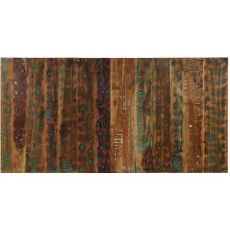 Tête de lit multicolore 160 cm bois massif récupération vidaXL
