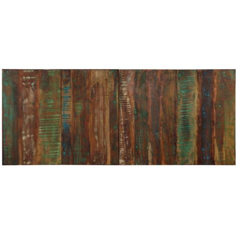 Tête de lit multicolore 200 cm bois massif récupération vidaXL