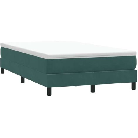 vidaXL Sommier à lattes de lit sans matelas vert foncé 120x220cm