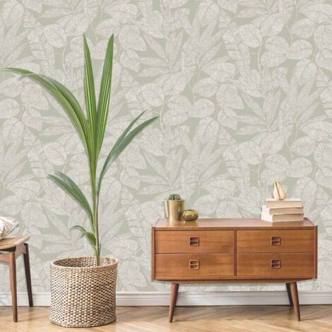 Papier peint lorena imotif vert DUTCH WALLCOVERINGS