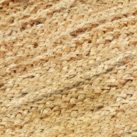 Tapis fait à la main Jute Naturel 80x160 cm vidaXL