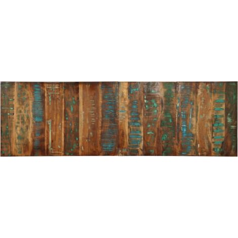 Tête de lit multicolore 160 cm bois massif récupération vidaXL