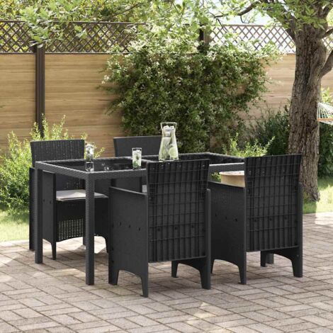 Chaise de jardin 4 pcs Anthracite 53 x 49 x 85 cm Polypropylène vidaXL