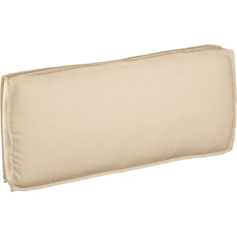 Vidaxl – Coussin d'allaitement beige 120 x 50 x 12 cm – Tissu Oxford résistant à l'eau – Rembourrage polypropylène pour confort intérieur et extérieur (1/5)