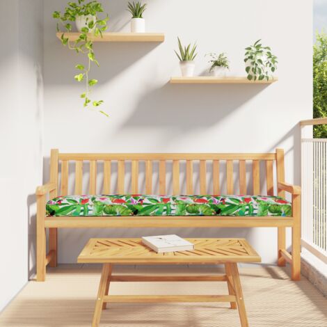 Coussins de Palette pour Banc 2 pcs Jungle Tropical 180x40x8 cm Tissu Oxford vidaXL