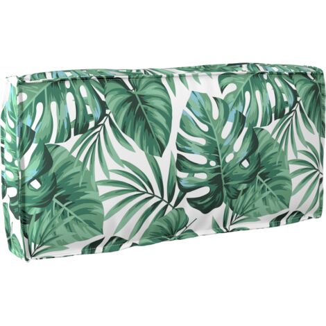Coussin Feuille Motif feuille 80 x 40 x 12 cm Tissu Oxford vidaXL