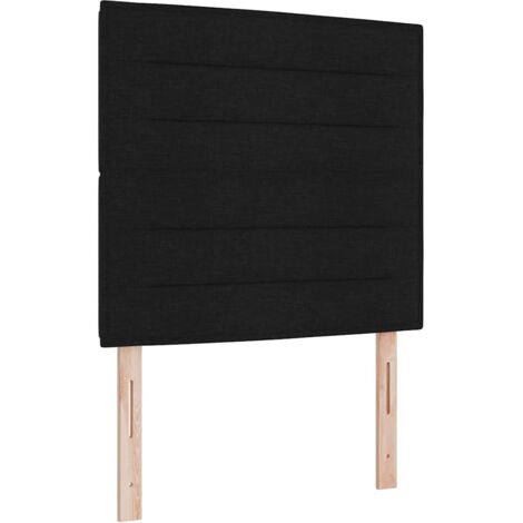 Tête de lit Noir 90 cm tissu vidaXL