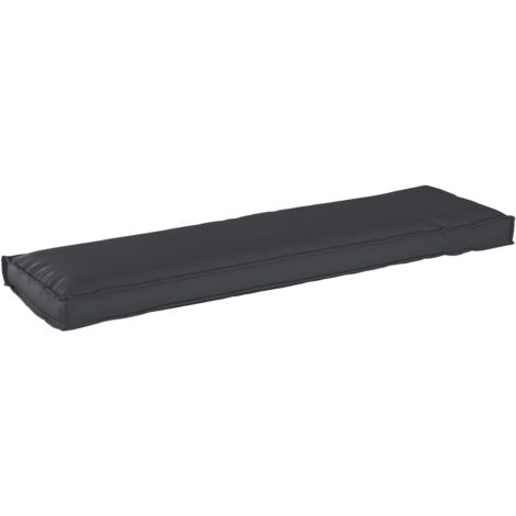 Coussin Noir 140 x 40 x 8 cm Tissu Oxford vidaXL