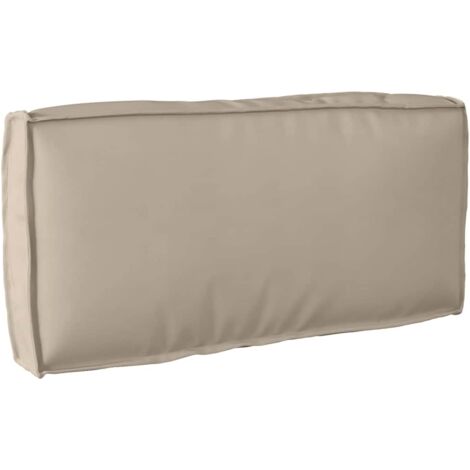 Coussin pour dossier de palette Taupe 80 x 40 x 12 cm vidaXL