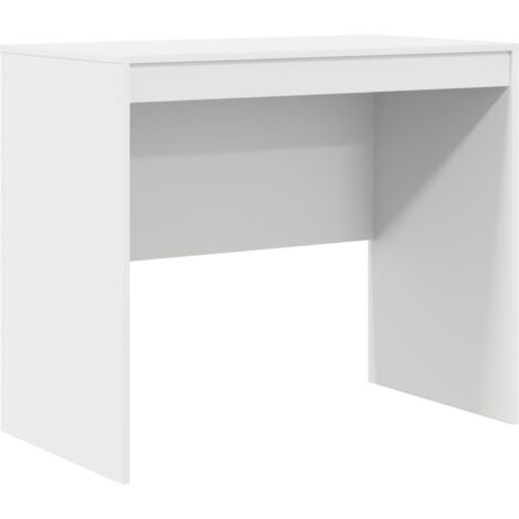 Bureau d'ordi  Blanc Bois d'ingénierie 90 x 50 x 76 cm Solide vidaXL